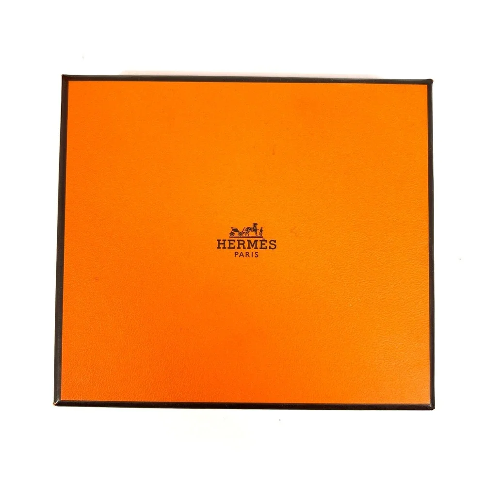 Hermes MC2 Copernic Compact Bill Wallet Mens Etain Epsom Leather Bi-Fold‎ France